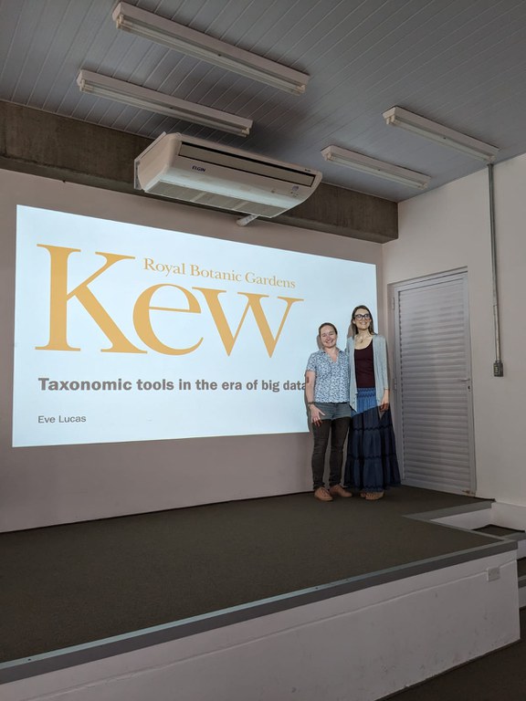 Palestras com a Dra. Eve Lucas (RBG Kew) em Outubro/2023
